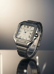 Black Steel Roman Automatic