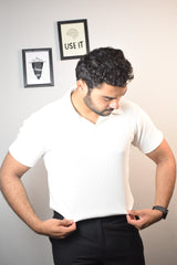 White Old Money Polo