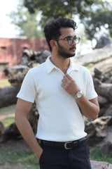 White Old Money Polo