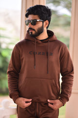 Poly Fleece Tracksuit Brown