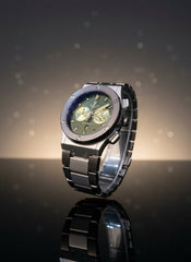Hublot-Inspired "Emerald Fusion" Chronograph