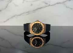 Hublot Black & Gold-Tone Signature Watch