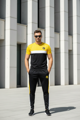 Leaning against architecture