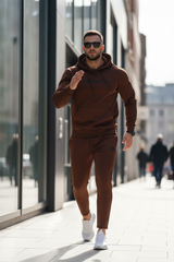Model walking towards camera