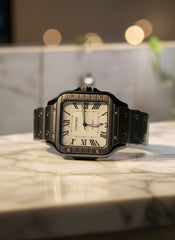 Black Steel Roman Automatic