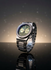 Hublot-Inspired "Emerald Fusion" Chronograph