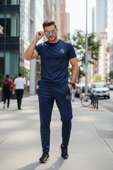 Adjusting sunglasses