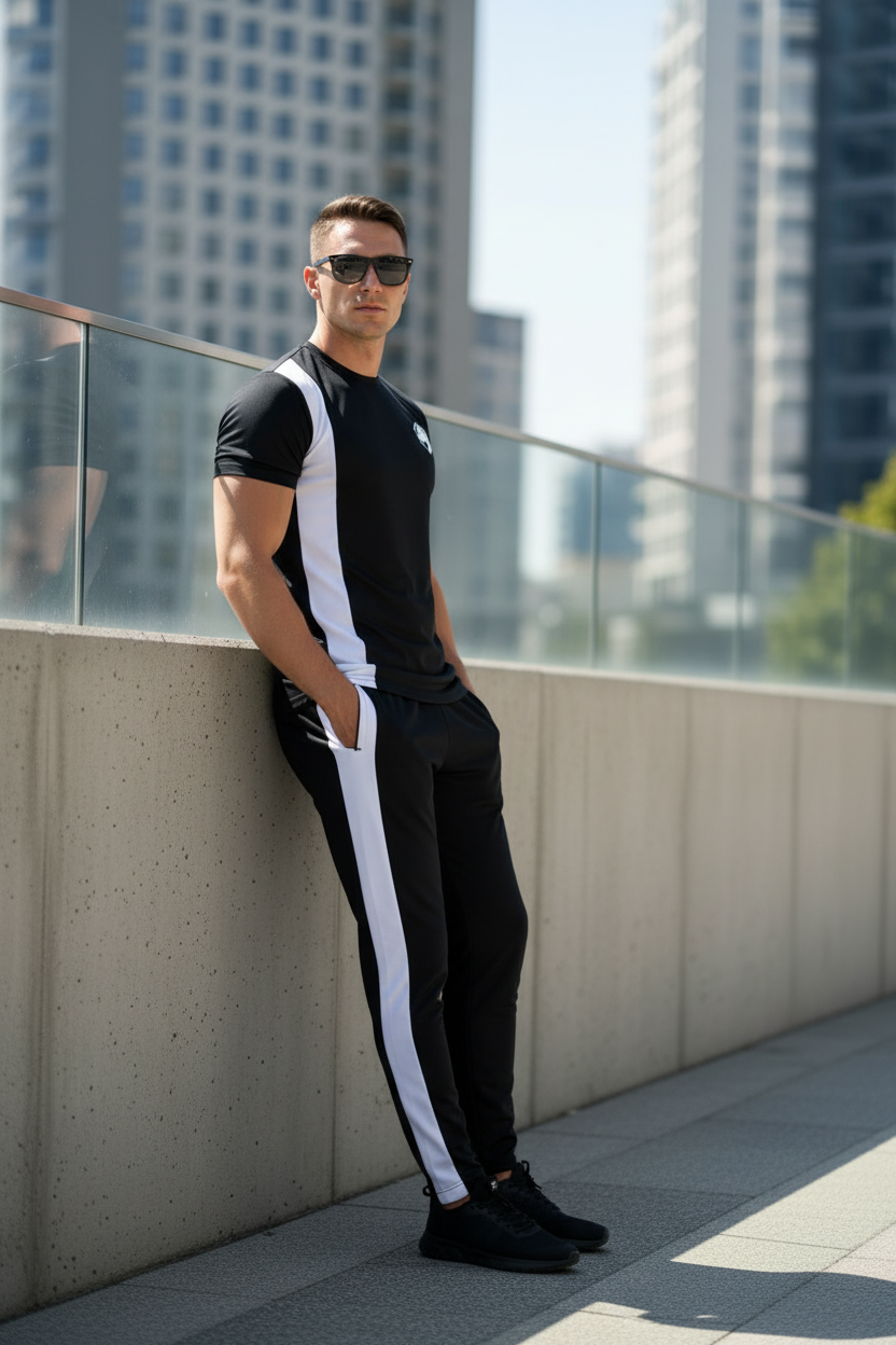 Model leaning casually