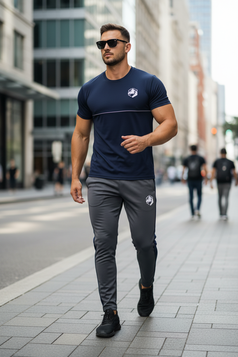 Model walking dynamically