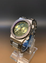 Hublot-Inspired "Emerald Fusion" Chronograph